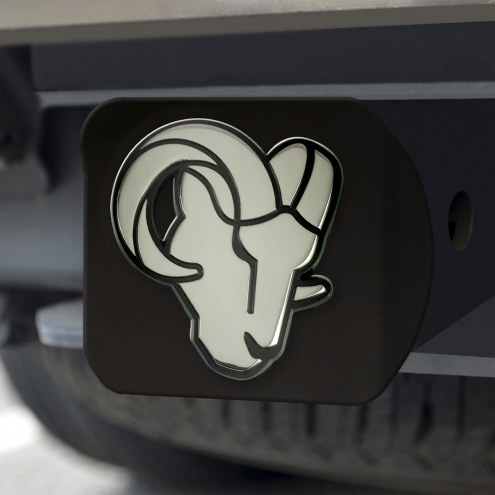 Los Angeles Rams Black Matte Hitch Cover