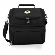 Los Angeles Rams Black Pranzo Insulated Lunch Box