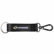 Los Angeles Rams Black Strap Key Chain
