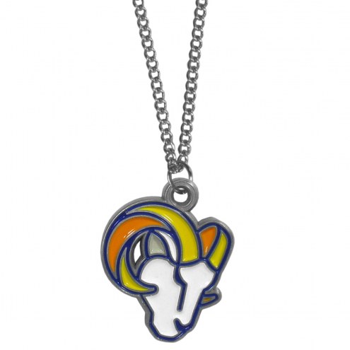 Los Angeles Rams Chain Necklace with Small Charm