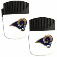 Los Angeles Rams Chip Clip Magnet with Bottle Opener - 2 Pack