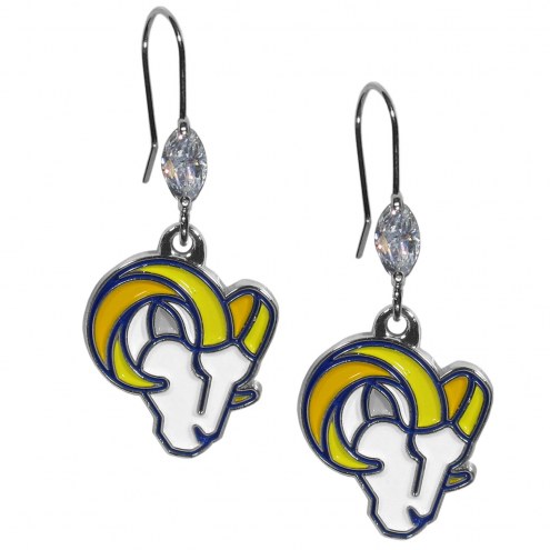 Los Angeles Rams Crystal Dangle Earrings