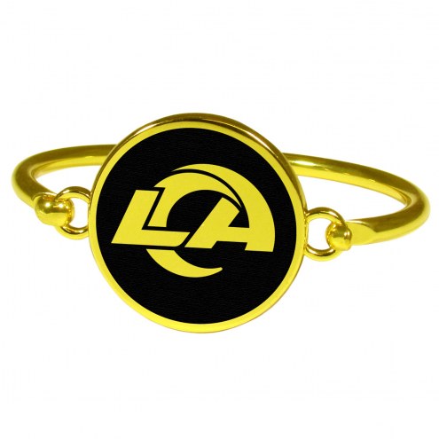 Los Angeles Rams Gold Tone Bangle Bracelet