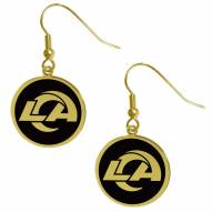 Los Angeles Rams Gold Tone Earrings