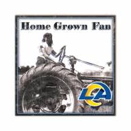 Los Angeles Rams Home Grown 10" x 10" Sign