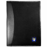 Los Angeles Rams Leather and Canvas Padfolio