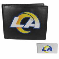 Los Angeles Rams Leather Bi-fold Wallet & Money Clip