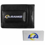 Los Angeles Rams Leather Cash & Cardholder & Money Clip