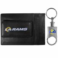 Los Angeles Rams Leather Cash & Cardholder & Valet Key Chain