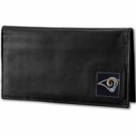 Los Angeles Rams Leather Checkbook Cover