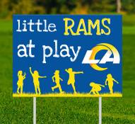 Los Angeles Rams Little Fans at Play 2-Sided Yard Sign