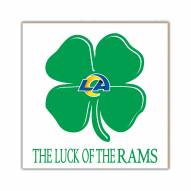 Los Angeles Rams Luck of the Team 10" x 10" Sign