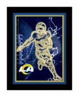 Los Angeles Rams Neon Player Framed 12" x 16" Sign