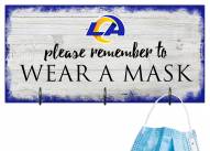 Los Angeles Rams Please Wear Your Mask Sign
