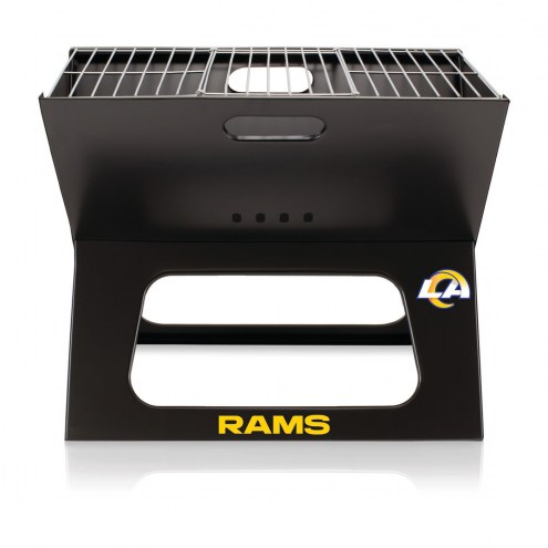 Los Angeles Rams Portable Charcoal X-Grill