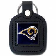 Los Angeles Rams Square Leather Key Chain