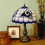 Los Angeles Rams Stained Glass Tiffany Table Lamp