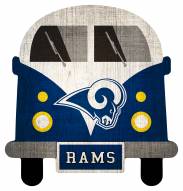 Los Angeles Rams Team Bus Sign