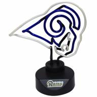 Los Angeles Rams Team Logo Neon Lamp