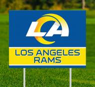 Los Angeles Rams Team Name Yard Sign
