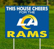 Los Angeles Rams This House Cheers for Yard Sign