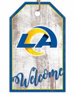 Los Angeles Rams Welcome Team Tag 11" x 19" Sign