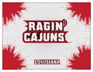 Louisiana Lafayette Ragin' Cajuns Logo Canvas Print