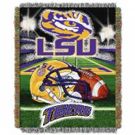 Louisiana State Tigers NCAA Woven Tapestry Throw / Blanket
