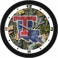 Louisiana Tech Bulldogs Camo Wall Clock