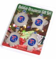 Louisiana Tech Bulldogs Christmas Ornament Gift Set