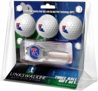 Louisiana Tech Bulldogs Golf Ball Gift Pack with Kool Tool