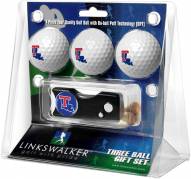 Louisiana Tech Bulldogs Golf Ball Gift Pack with Spring Action Divot Tool