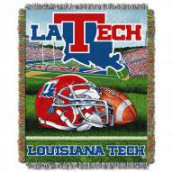 Louisiana Tech Bulldogs Home Field Advantage Throw Blanket
