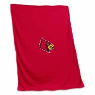 Louisville Cardinals Sweatshirt Blanket