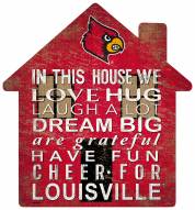 Louisville Cardinals 12" House Sign