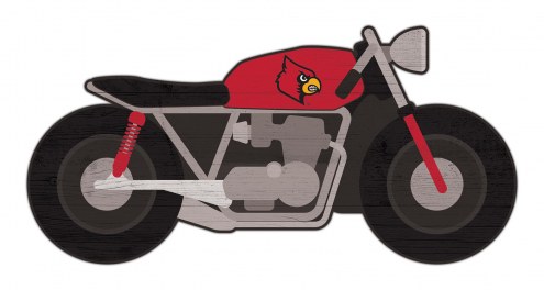 Louisville Cardinals 12&quot; Motorcycle Cutout Sign