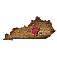 Louisville Cardinals 12" Roadmap State Sign