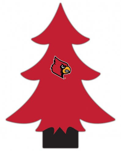 Louisville Cardinals 12&quot; Team Color Desktop Tree