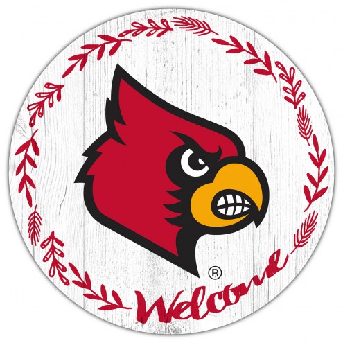 Louisville Cardinals 12&quot; Welcome Circle Sign