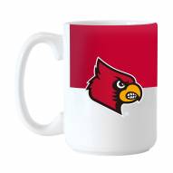 Louisville Cardinals 15 oz. Colorblock Sublimated Mug