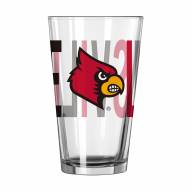 Louisville Cardinals 16 oz. Overtime Pint Glass