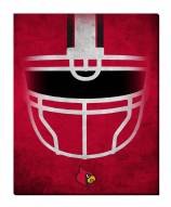 Louisville Cardinals 16" x 20" Ghost Helmet Canvas Print