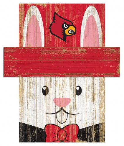 Louisville Cardinals 19&quot; x 16&quot; Easter Bunny Head