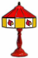 Louisville Cardinals 21" Glass Table Lamp
