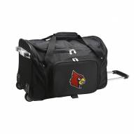 Louisville Cardinals 22" Rolling Duffle Bag