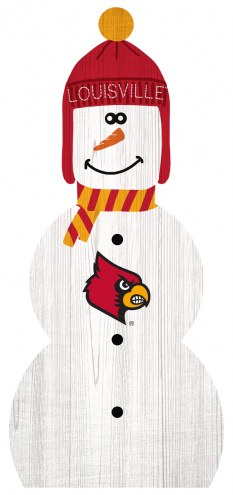 Louisville Cardinals 31&quot; Snowman Leaner