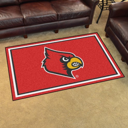 Louisville Cardinals 4' x 6' Area Rug