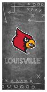Louisville Cardinals 6" x 12" Chalk Playbook Sign