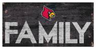 Louisville Cardinals 6" x 12" Family Sign
