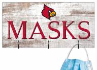 Louisville Cardinals 6" x 12" Mask Holder